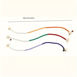 1 szt. Zabawka do gryzienia kota szlifowanie zębów trwała dokuczająca zabawka z liną dla kota 2