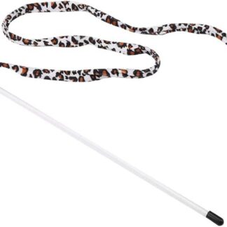 Cat Teaser Toy, Cat Teaser Stick Chaser Zauberstab Leopard Print Tail mit Bell Cat Chaser Toy für Kätzchen Katze mit Spaß Übung spielen