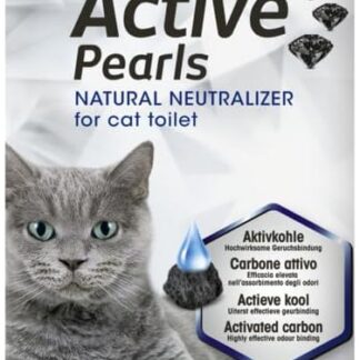 Biokatʼs Active Pearls - Dodatek do żwirku z węglem aktywnym poprawiający jego chłonność i wiązanie zapachu - 1 puszka (1 × 700 ml)