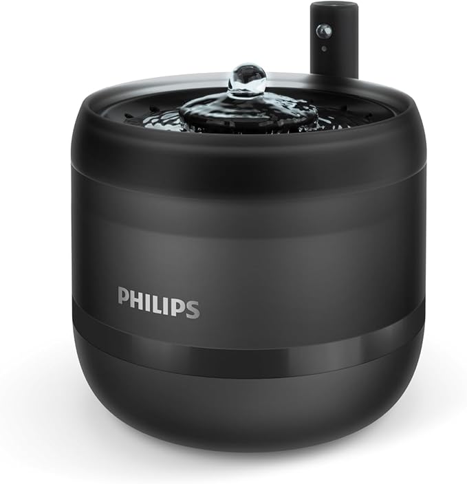 Philips Fontanna Wodna Dla Zwierząt, Zabezpieczenie przed rozlaniem, Auto Uzupełnianie Wody, Aktywacja Ruchem, Cichy (