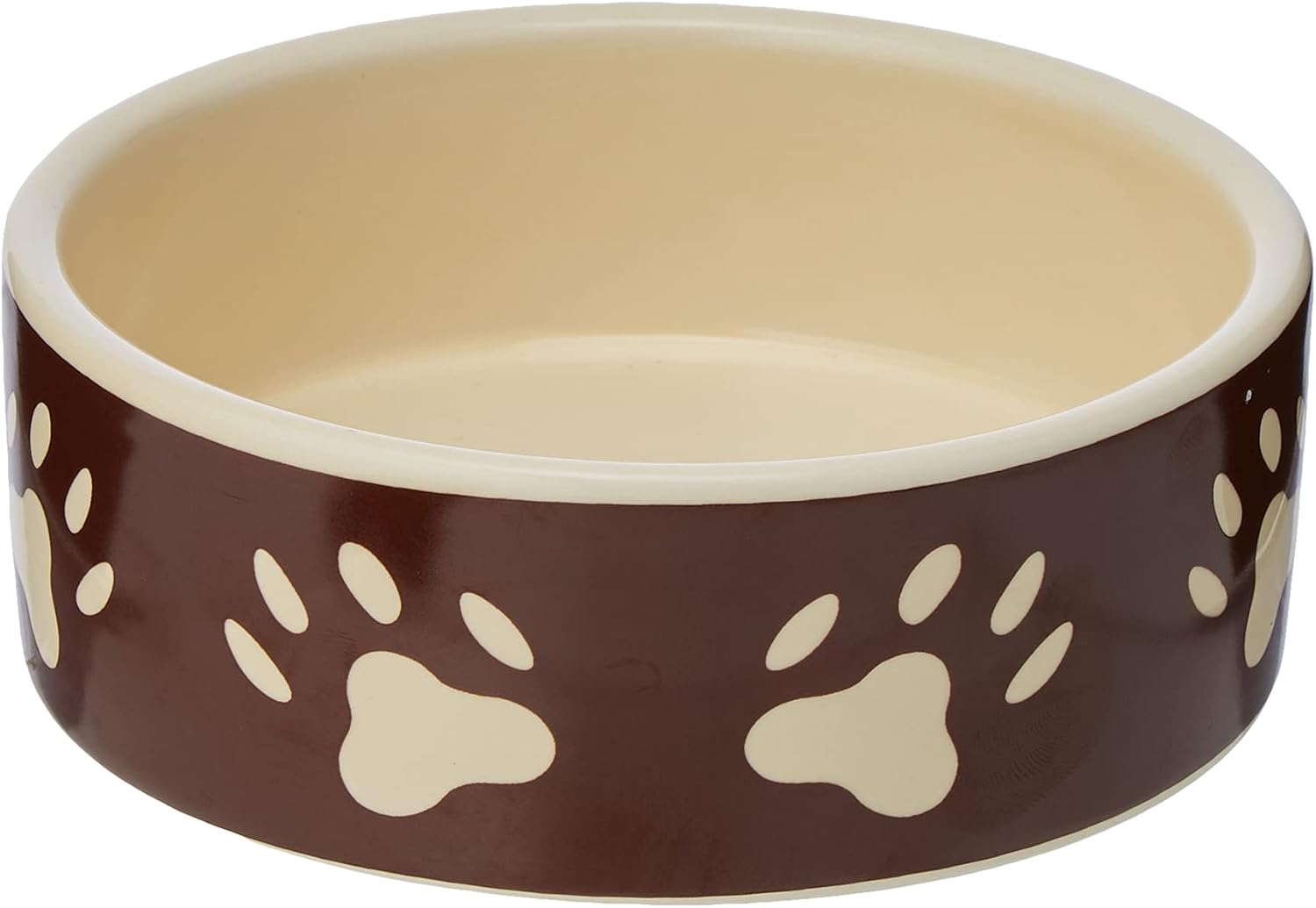 Trixie Pet'S Home Ceramiczna Miska dla Kota, Kremowy/Turkusowy, 0,8 litra - obrazek 4