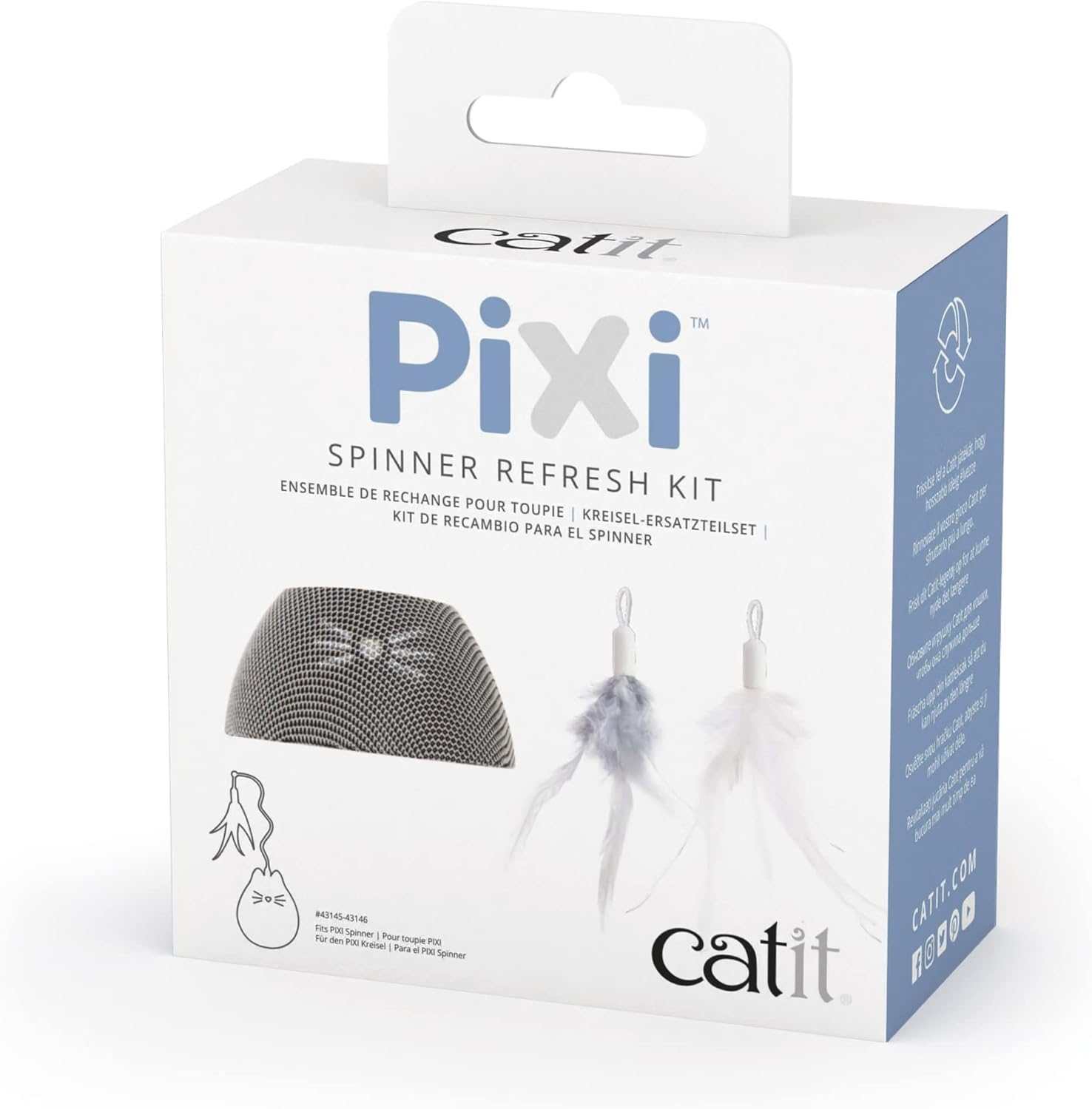 Catit Pixi Smart Automatyczne Karmidło, Biały, 34.5 x 32 x 9.2 cm - obrazek 4