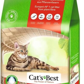 Żwirek dla kota zbrylający 100% biodegradowalny CAT'S BEST ORIGINAL Eko Plus 20l/8,6kg