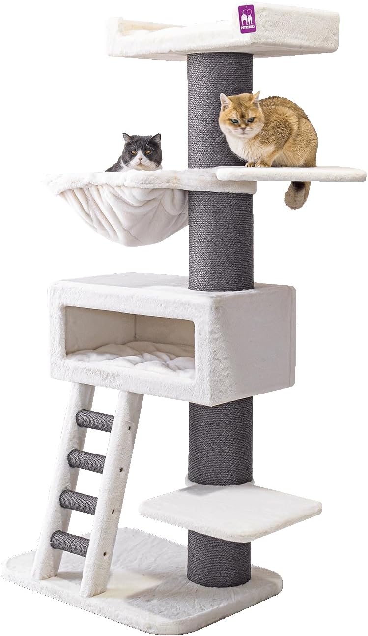 Petrebels Maine Coon Drapak XXL Ragdoll 179 cm XXL Drapak dla dużych kotów, kolor czarny - obrazek 3