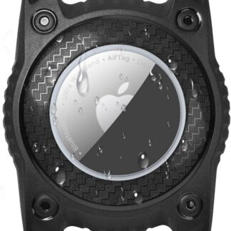 Ainiv Wodoszczelna obroża dla psa Airtag IP7, pies, uchwyt Airtag, obroża dla kotów, kompatybilna z etui Apple Airtag, breloczek do kluczy