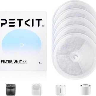 PETKIT Filtry do Fontanny do Wody dla Kota, Zespoły Filtrujące dla EverSWEET 2, EVERSWEET 3 i CYBERTIAL PUREDRINK, Filtry Zamienne (3.0 5 Sztuk)