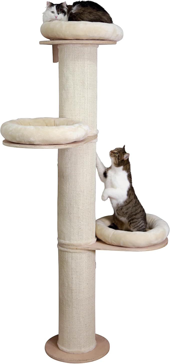 Kerbl Pet Maxi-Pet Wieża dla Kota, Beżowy, 187 x 38 cm