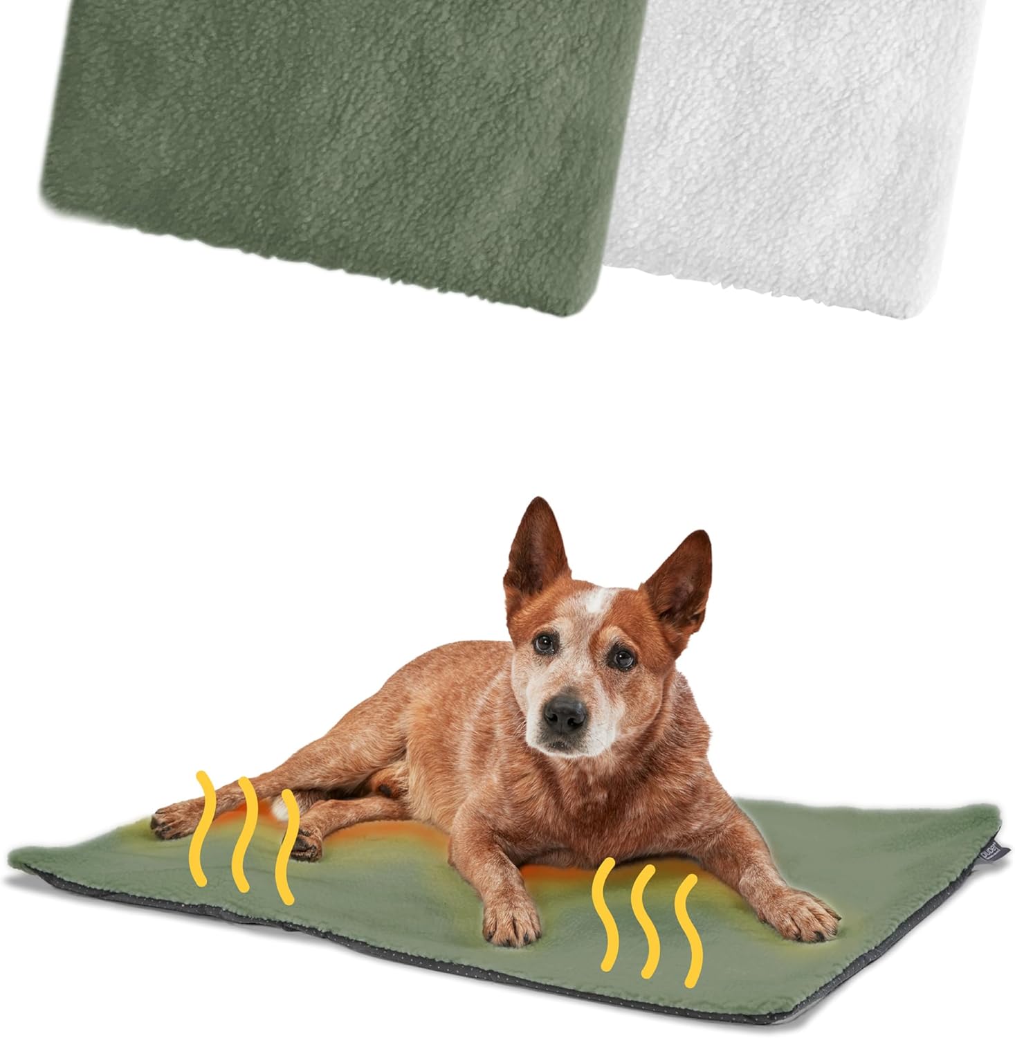PiuPet® Samonagrzewający się Koc dla Kota 60x45cm | Mata Bez Prądu | Antystresowy Koc dla Kotów Domowych | Biały - obrazek 3