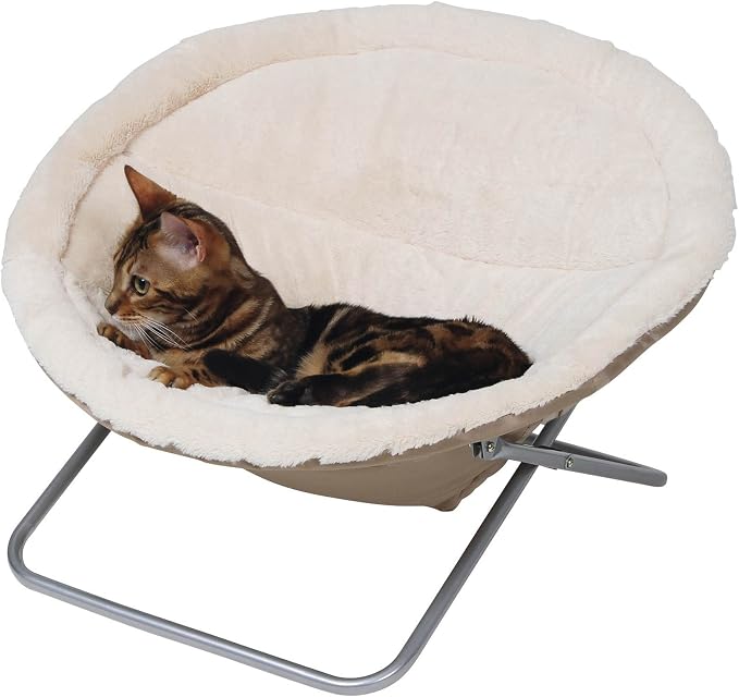 Kerbl 82640 Leżak Alice, średnica 58 cm, wysokość 36 cm, beżowy