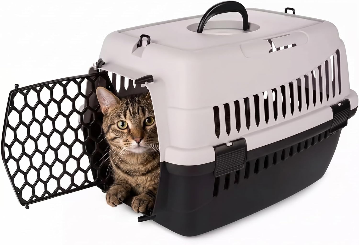 HAPPET Transporter dla Zwierząt ABBA S Różowy 50 × 33 × 33 cm – Wytrzymały i Przewiewny Box dla Kota i Małego Psa - obrazek 2