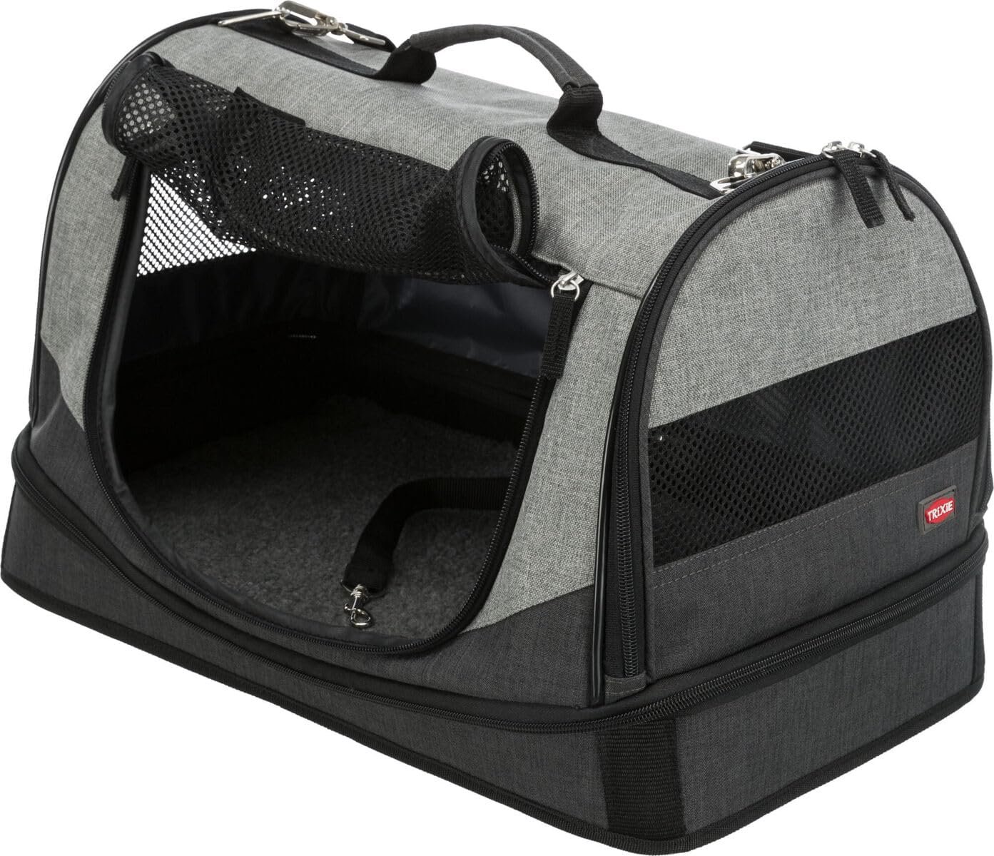 Trixie Tasche Holly, 30 × 30 × 50 cm, czarne/szare - obrazek 3