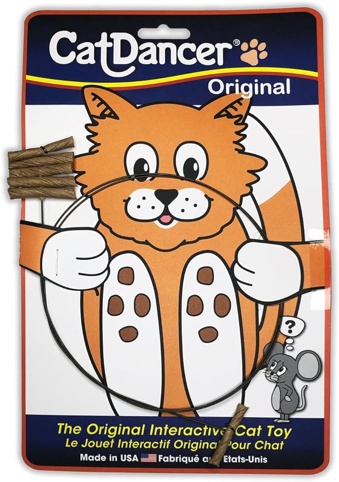 Cat Dancer Zabawka, Brązowy, 15,2 cm