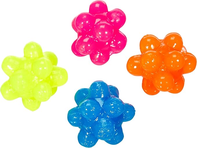 TRIXIE Gumowe kulki z wypustkami, Ø 3,5 cm, 4 szt., 1 sztuka (1 opakowanie)