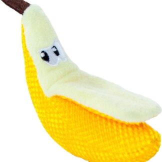 Petstages Dental Banana - Gryzak dla kotów z kocimiętką - kolor żółty