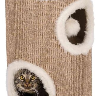 Trixie 4331 Cat Tower Edoardo, 50 cm, taupe/kremowy