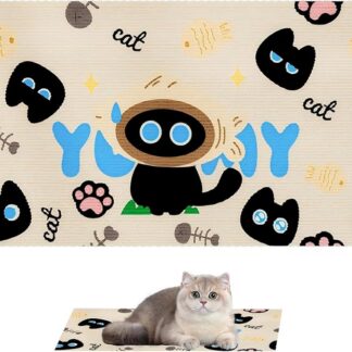 PLUSHCEWT Mata do drapania dla kota, samoprzylepna ochrona przed zarysowaniami, ochrona mebli, na sofę, kanapę, dywan, ścianę, DIY, osłona przed zarysowaniem, 50 x 80 cm