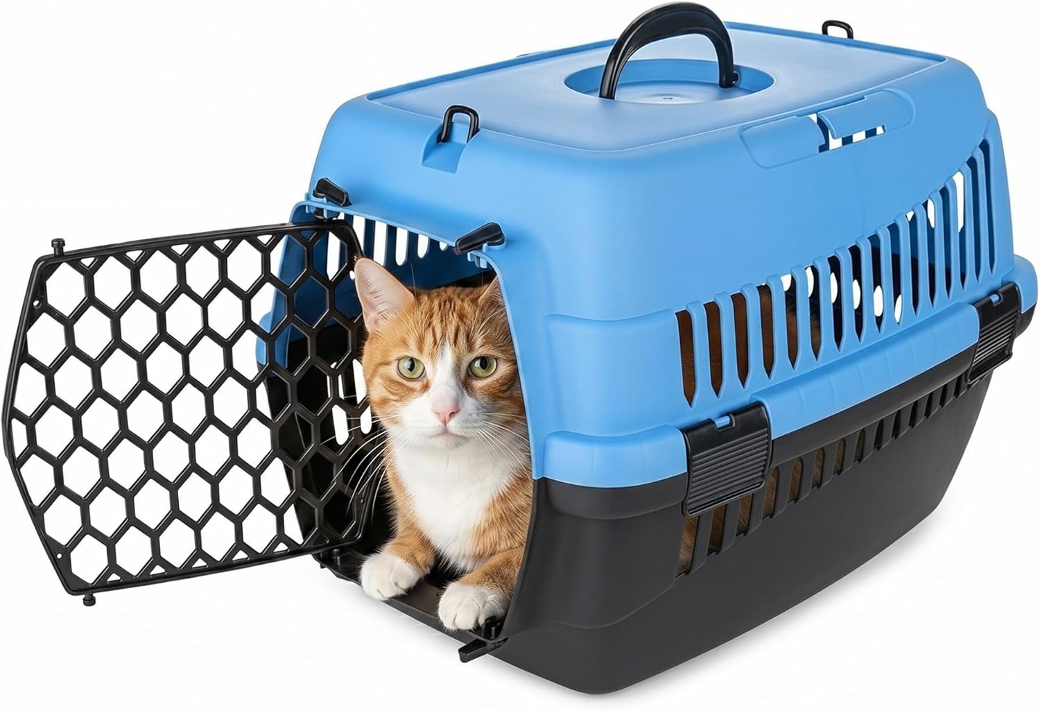 HAPPET Transporter dla Zwierząt ABBA S Różowy 50 × 33 × 33 cm – Wytrzymały i Przewiewny Box dla Kota i Małego Psa - obrazek 5