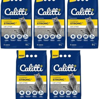 Calitti Strong Unscented Żwirek Bentonitowy Dla Kota 5x 5l