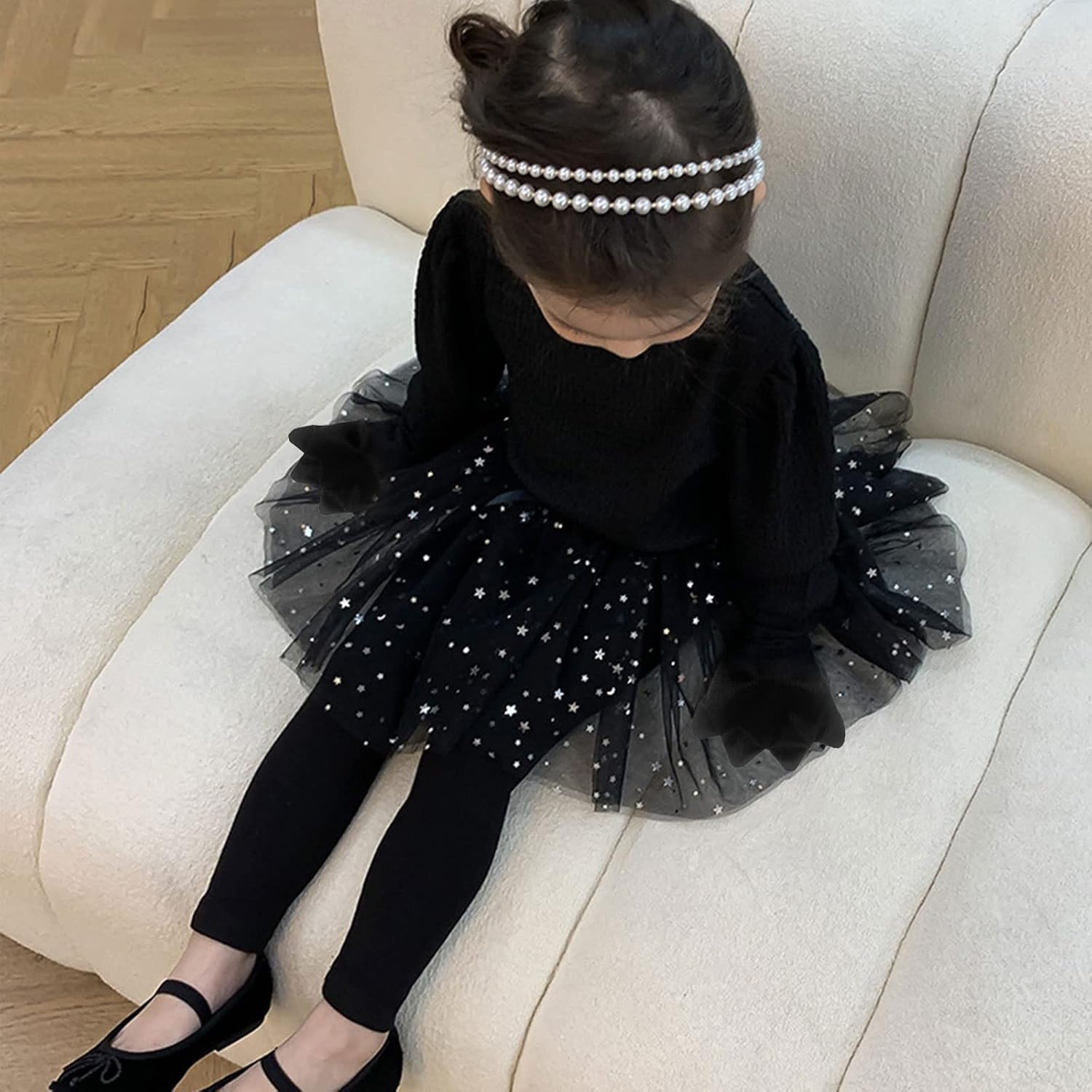 TSHAOUN Zestaw kostiumowy kot, sukienka zwierzęca, cosplay, kocie uszy, opaska na czoło, kocie, uszy, kołnierz, łapy, rękawiczki, czarna tutu, na Halloween, karnawał, karnawał - obrazek 5