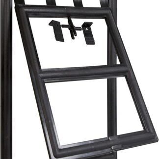 Windhager, 03333 Kotownica z Easyclip montażowy, rama chroniąca przed owadami, czarna, blokada, 20 x 25 cm
