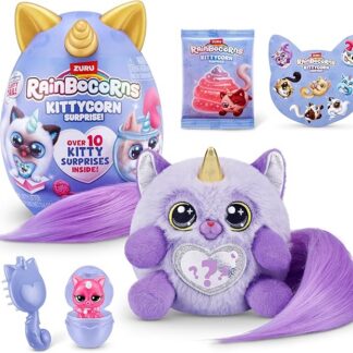Rainbocorns 92104G Kittycorn Surprise, seria 3, Cat, Ragamuffin (Fluffles), rozmiar S (21,5 cm)