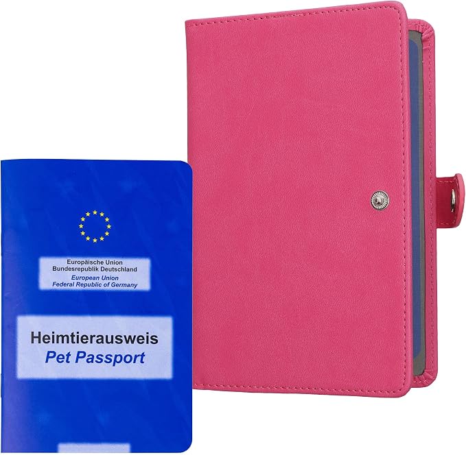 kwmobile etui na paszport szczepień dla zwierząt - ochronne etui na legitymację