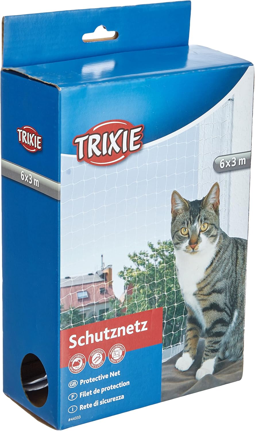 Trixie Siatka Ochronna Na Balkon, Biały, 6 x 3 m - obrazek 3