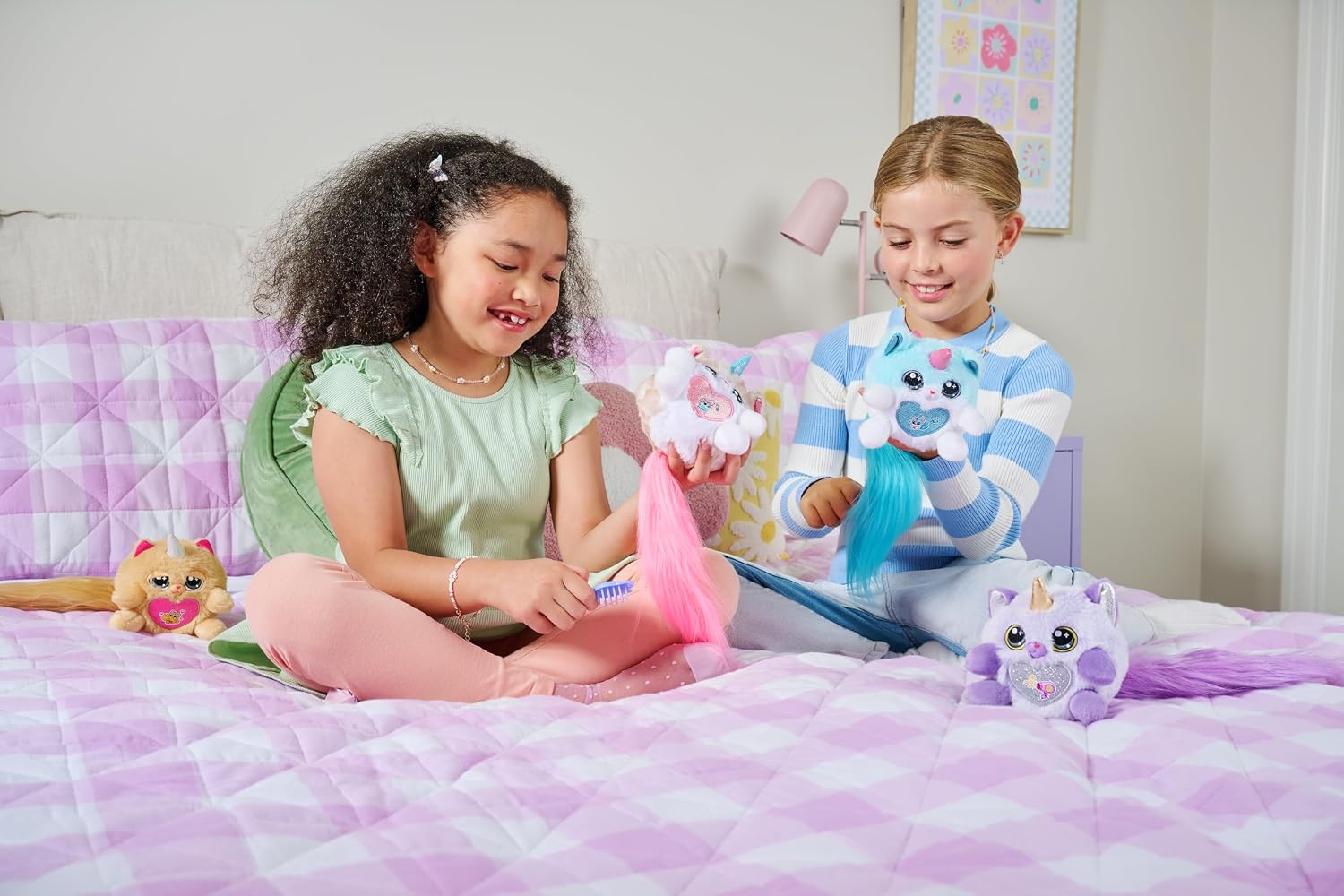 Rainbocorns 92104G Kittycorn Surprise, seria 3, Cat, Ragamuffin (Fluffles), rozmiar S (21,5 cm) - obrazek 7
