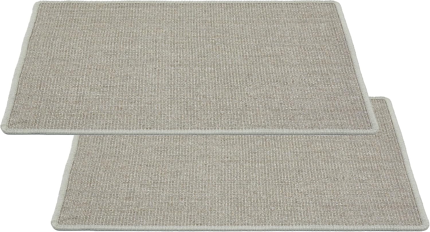 Mata do drapania dla kotów – mata sizalowa do drapania – naturalna mata sizalowa wytrzymała – dywanik ze 100% sizalu – mata do drapania dla kota szara 60 x 80 cm - obrazek 6